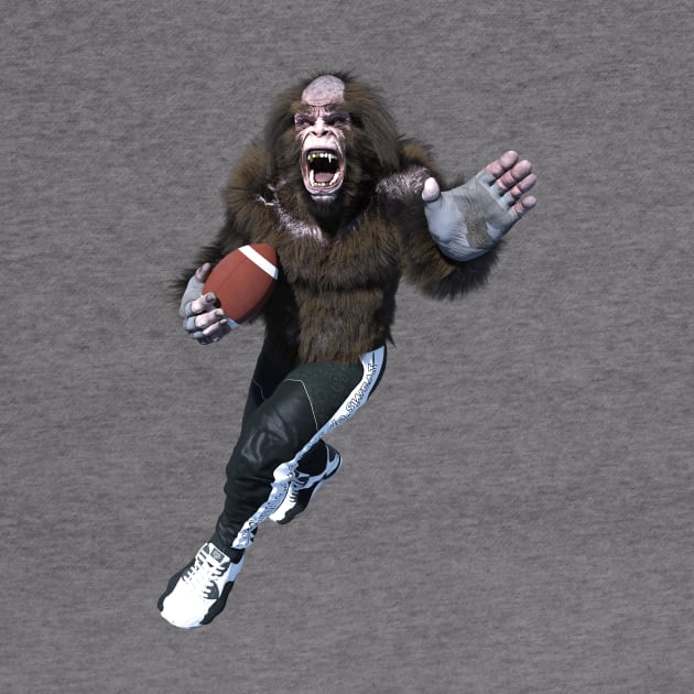 Bigfoot Touchdown by vonHobo